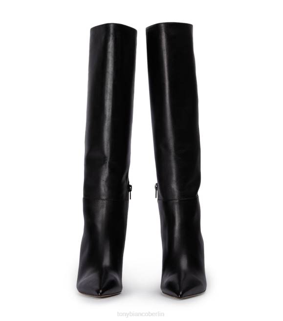 kniehohe Stiefel| de Tony Bianco Frauen Drake-Kalbsstiefel schwarze Komo 4624393